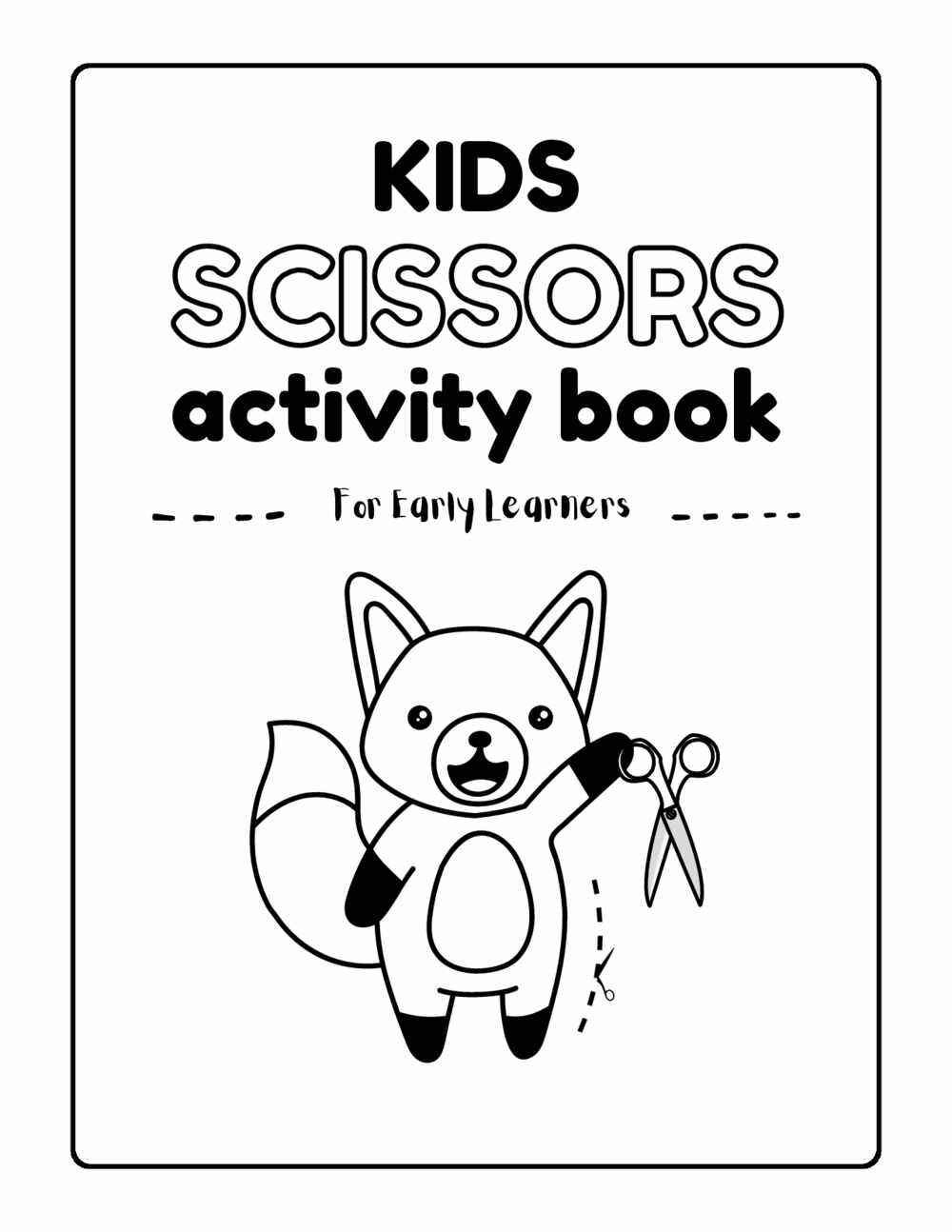 Copy of KDP Kids Interiors Scissors Activity Book 8.5x11